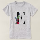 Suche nach monogramm e tshirts Blume