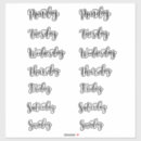 Suche nach wochentag aufkleber Zeitschrift