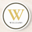 Suche nach gold und weiß untersetzer Mit monogramm