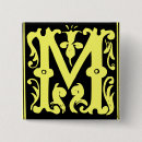 Suche nach buchstabe m buttons Vintag