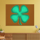 Suche nach viel glück leinwandbilder Vierblättriges kleeblatt