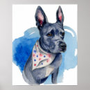 Suche nach blaue hunde poster Tiere