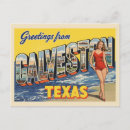 Suche nach galveston texas postkarten Küstenlinie