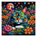 Suche nach psychedelische katze poster Surreal
