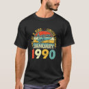 Suche nach geborenes 1990 tshirts Januar