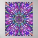 Suche nach blumen mandala poster Bunt