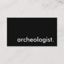Suche nach archäologie visitenkarten Archäologe