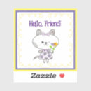 Suche nach lila katze aufkleber Für sie