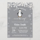 Suche nach penguin shower baby einladungen Schneeflocken