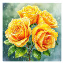 Suche nach gelbe rosen poster Blau