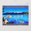 Suche nach lake tahoe postkarten Reiseplakat