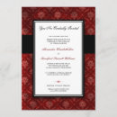 Suche nach roter samt einladungen Damast