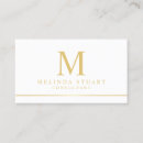 Suche nach schlicht visitenkarten Monogramm