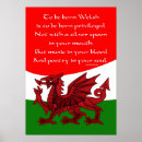 Suche nach cymru poster Flagge