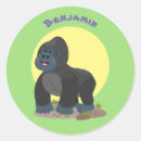 Suche nach gorilla aufkleber Affe