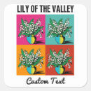 Suche nach lily of the valley aufkleber Geburtstagsgeschenk