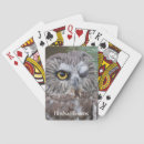 Suche nach der eule spielkarten Vogel