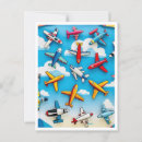 Suche nach flugzeug cartoon postkarten Flugzeuge