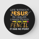 Suche nach jesus lustig poster wanduhren Religiös