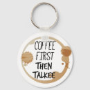 Suche nach kaffee zuerst schlüsselanhänger Kaffeesüchtige