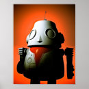 Suche nach retro roboter poster Sci fi