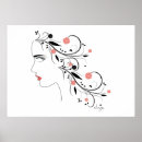Suche nach rote haare poster Schöne frau