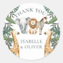 Suche nach zootier aufkleber Safari babydusche