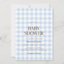 Suche nach gingham einladungen Für babydusche