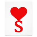 Suche nach buchstabe s poster Initial