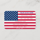 Suche nach american flag visitenkarten Usa