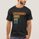 Suche nach legende seit 1972 tshirts Alt