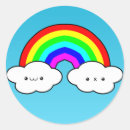 Suche nach kawaii wolken regenbogen aufkleber Bunt