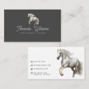 Suche nach weißes pferd visitenkarten Pferdetrainer