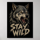 Suche nach vintage wolf poster Wild