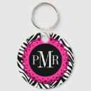 Suche nach monogramm zebra schlüsselanhänger Rosa