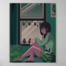 Suche nach manga girl poster Ästhetisch