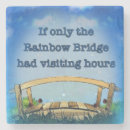 Suche nach regenbogenbrücke untersetzer Hund