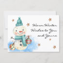 Suche nach wintergruß karten Schneemann