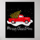 Suche nach roter lastwagen poster Vintag