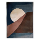 Suche nach roter mond poster Blau