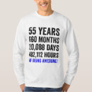 Suche nach lustiger 55 geburtstag tshirts Für ihn