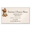 Suche nach yorkshire terrier visitenkarten Haustier