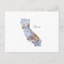 Suche nach california map postkarten Reise
