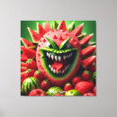 Suche nach wassermelonen leinwandbilder Lebendiges wassermelone lustiges wesen