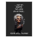 Suche nach ältere frau poster Spaß