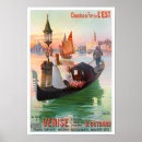Suche nach venedig reise poster Vintag