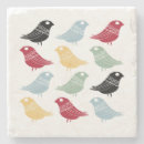 Suche nach roter vogel untersetzer Vintag