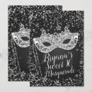 Suche nach 16 maskerade party geburtstag einladungen Quinceañera