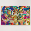 Suche nach spirituell puzzle Lotus
