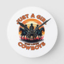 Suche nach cowboys wanduhren Rodeo